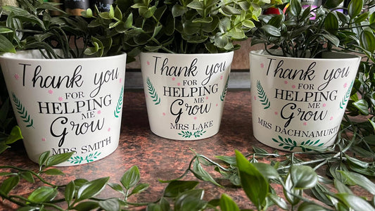 Personalised Flower Vases